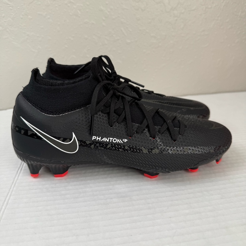 New Nike Phantom GT2 Pro Dynamic fit FG soccer cleats black gray 5.5 M / 7 W - Picture 3 of 10
